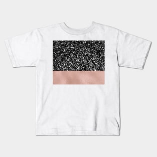 Graphic black en rose gold Kids T-Shirt